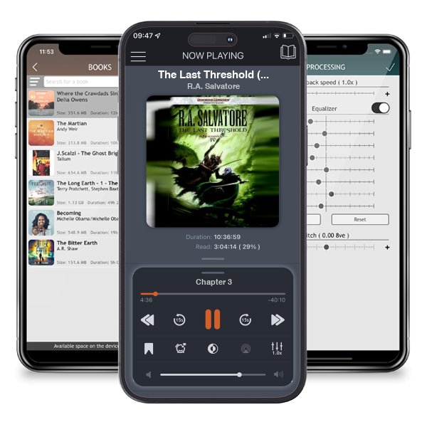 Download fo free audiobook The Last Threshold (Forgotten Realms: Neverwinter, #4; Legend of Drizzt, #23) by R.A. Salvatore and listen anywhere on your iOS devices in the ListenBook app.