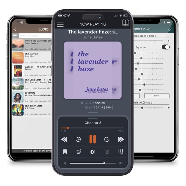 Download fo free audiobook The lavender haze: sapphic poetry on love by June Bates and listen anywhere on your iOS devices in the ListenBook app.