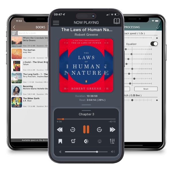 Download fo free audiobook The Laws of Human Nature by Robert Greene and listen anywhere on your iOS devices in the ListenBook app.