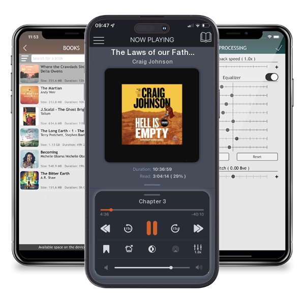 Download fo free audiobook The Laws of our Fathers by Craig Johnson and listen anywhere on your iOS devices in the ListenBook app.