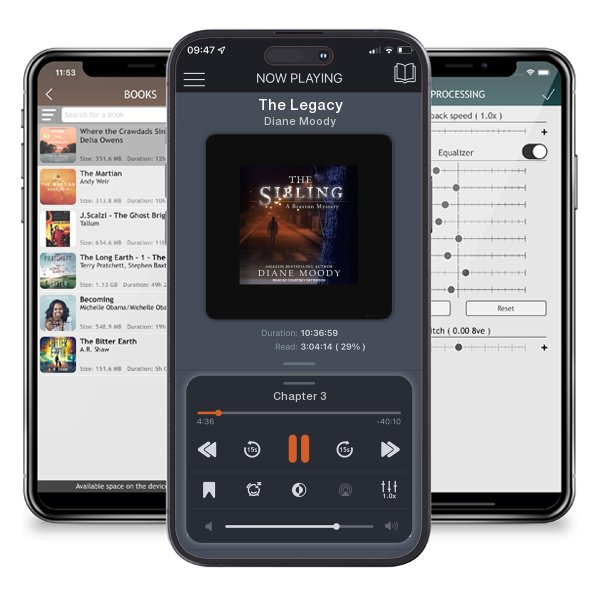 Download fo free audiobook The Legacy by Diane Moody and listen anywhere on your iOS devices in the ListenBook app.