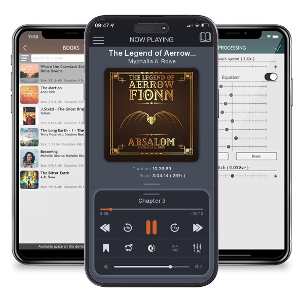 Download fo free audiobook The Legend of Aerrow Fionn: Absalom by Mychaila A. Rose and listen anywhere on your iOS devices in the ListenBook app.