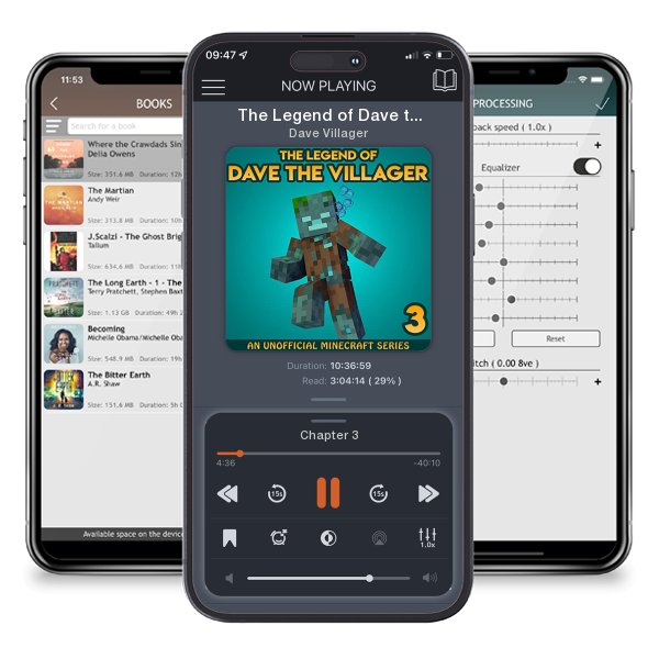 Download fo free audiobook The Legend of Dave the Villager 3: An Unofficial Minecraft Book by Dave Villager and listen anywhere on your iOS devices in the ListenBook app.