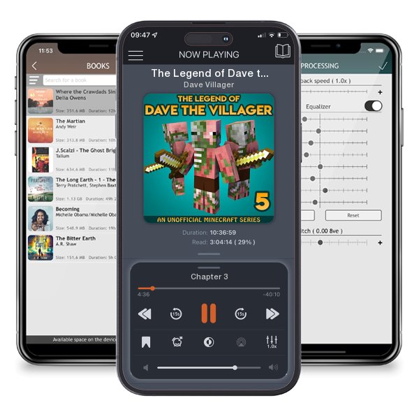 Download fo free audiobook The Legend of Dave the Villager, Book 5 by Dave Villager and listen anywhere on your iOS devices in the ListenBook app.