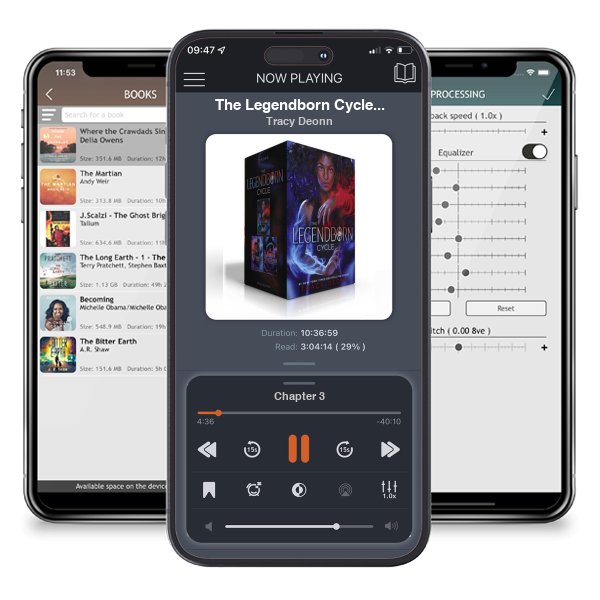 Download fo free audiobook The Legendborn Cycle (Boxed Set): Legendborn; Bloodmarked; Oathbound by Tracy Deonn and listen anywhere on your iOS devices in the ListenBook app.