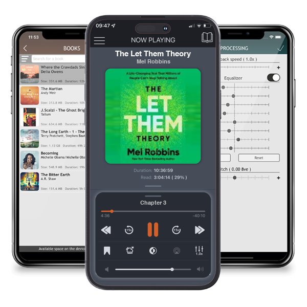 Download fo free audiobook The Let Them Theory by Mel Robbins and listen anywhere on your iOS devices in the ListenBook app.