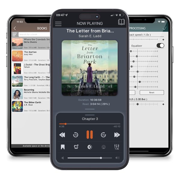 Download fo free audiobook The Letter from Briarton Park by Sarah E. Ladd and listen anywhere on your iOS devices in the ListenBook app.