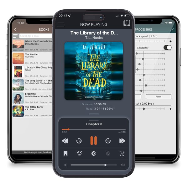 Download fo free audiobook The Library of the Dead (Edinburgh Nights, #1) by T.L. Huchu and listen anywhere on your iOS devices in the ListenBook app.