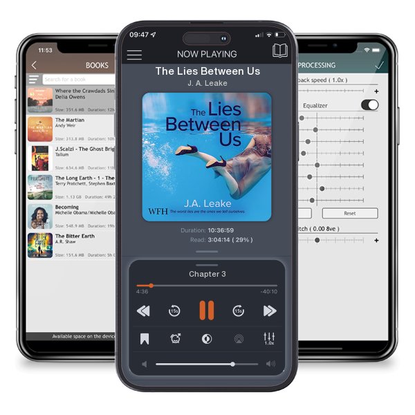 Download fo free audiobook The Lies Between Us by J. A. Leake and listen anywhere on your iOS devices in the ListenBook app.