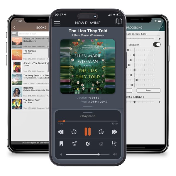 Download fo free audiobook The Lies They Told by Ellen Marie Wiseman and listen anywhere on your iOS devices in the ListenBook app.