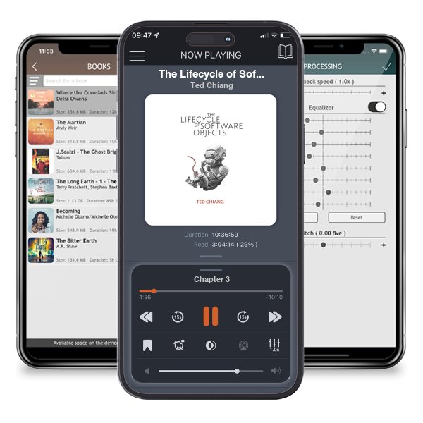 Download fo free audiobook The Lifecycle of Software Objects by Ted Chiang and listen anywhere on your iOS devices in the ListenBook app.