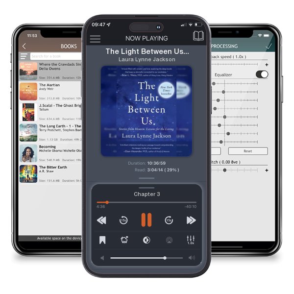 Download fo free audiobook The Light Between Us: Stories from Heaven. Lessons for the... by Laura Lynne Jackson and listen anywhere on your iOS devices in the ListenBook app.