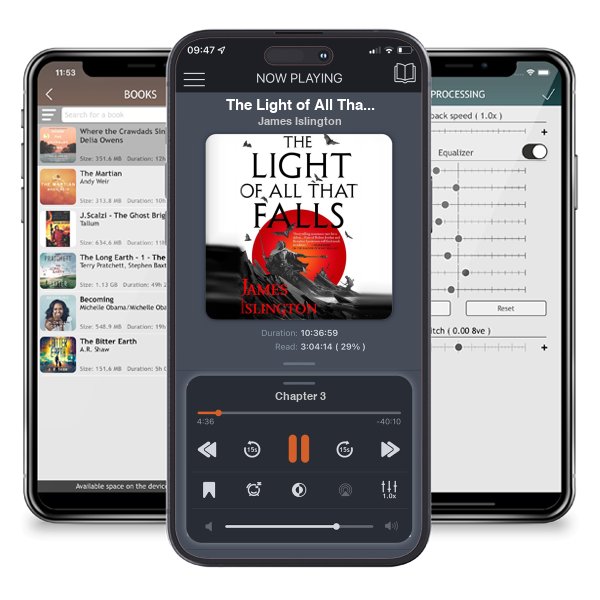 Download fo free audiobook The Light of All That Falls (The Licanius Trilogy, #3) by James Islington and listen anywhere on your iOS devices in the ListenBook app.