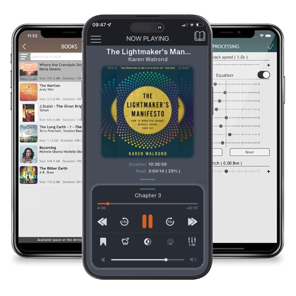 Download fo free audiobook The Lightmaker's Manifesto: How to Work for Change Without Losing Your Joy by Karen Walrond and listen anywhere on your iOS devices in the ListenBook app.