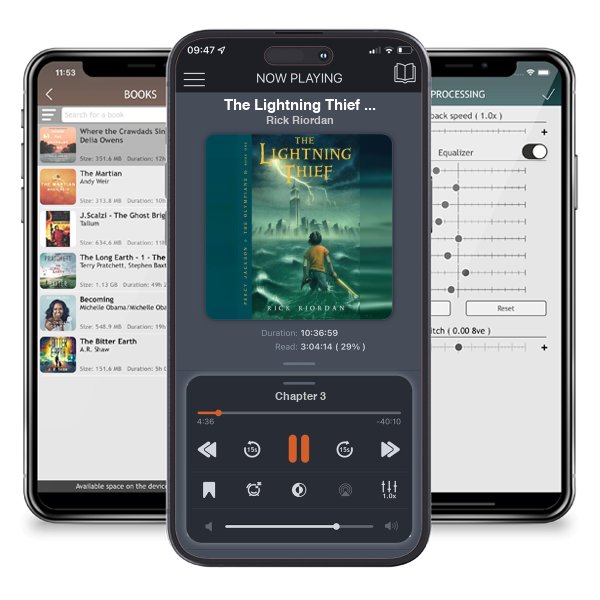 Download fo free audiobook The Lightning Thief (Percy Jackson and the Olympians, #1) by Rick Riordan and listen anywhere on your iOS devices in the ListenBook app.