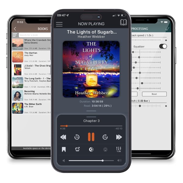 Download fo free audiobook The Lights of Sugarberry Cove by Heather Webber and listen anywhere on your iOS devices in the ListenBook app.
