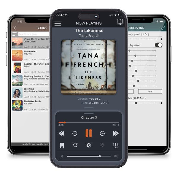 Download fo free audiobook The Likeness by Tana French and listen anywhere on your iOS devices in the ListenBook app.