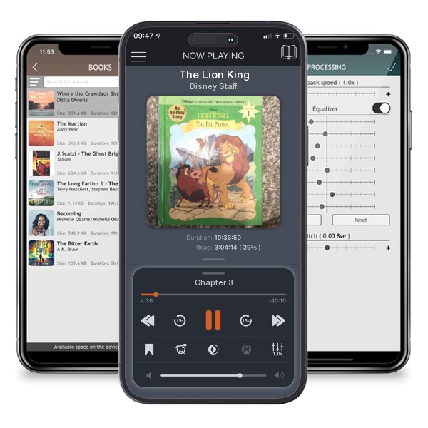 Download fo free audiobook The Lion King by Disney Staff and listen anywhere on your iOS devices in the ListenBook app.