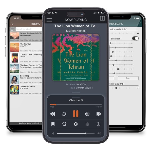 Download fo free audiobook The Lion Women of Tehran by Marjan Kamali and listen anywhere on your iOS devices in the ListenBook app.