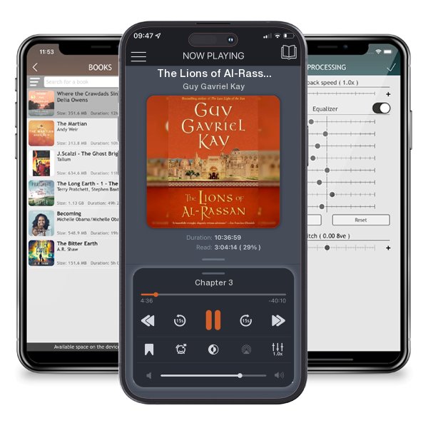 Download fo free audiobook The Lions of Al-Rassan by Guy Gavriel Kay and listen anywhere on your iOS devices in the ListenBook app.
