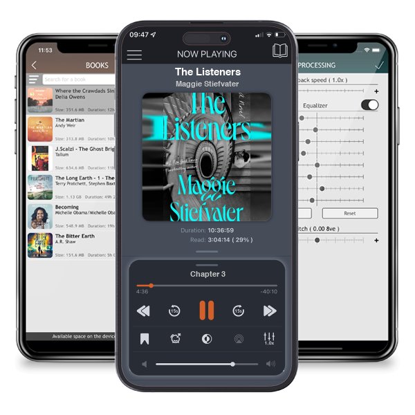 Download fo free audiobook The Listeners by Maggie Stiefvater and listen anywhere on your iOS devices in the ListenBook app.