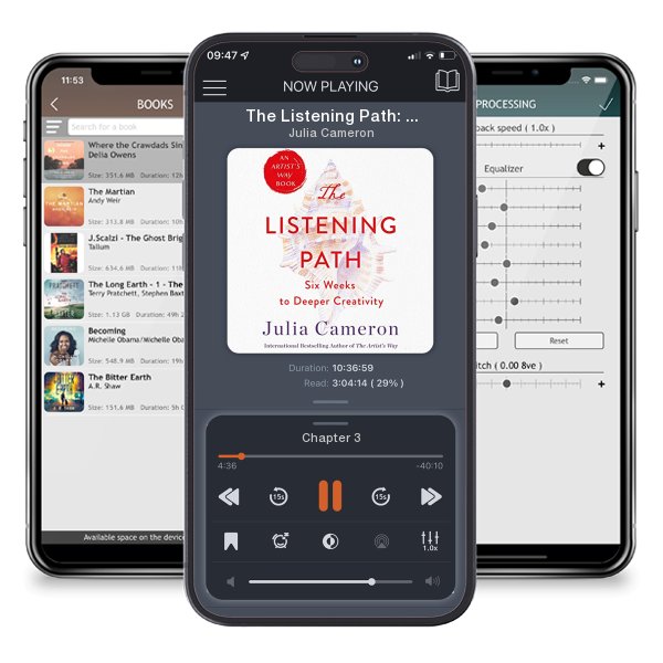 Download fo free audiobook The Listening Path: The Creative Art of Attention by Julia Cameron and listen anywhere on your iOS devices in the ListenBook app.