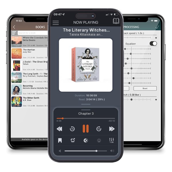 Download fo free audiobook The Literary Witches Oracle: A 70-Card Deck and Guidebook:... by Taisia Kitaiskaia and Katy Horan and listen anywhere on your iOS devices in the ListenBook app.