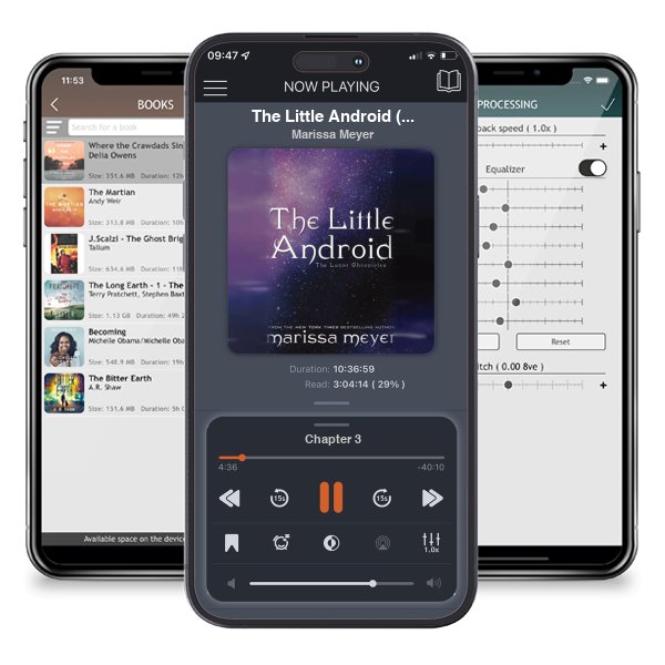 Download fo free audiobook The Little Android (The Lunar Chronicles, #0.6) by Marissa Meyer and listen anywhere on your iOS devices in the ListenBook app.