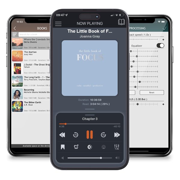 Download fo free audiobook The Little Book of Focus: Calm. Mindful. Productive - Little Book of by Joanna Gray and listen anywhere on your iOS devices in the ListenBook app.