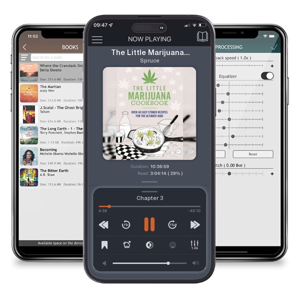 Download fo free audiobook The Little Marijuana Cookbook by Spruce and listen anywhere on your iOS devices in the ListenBook app.