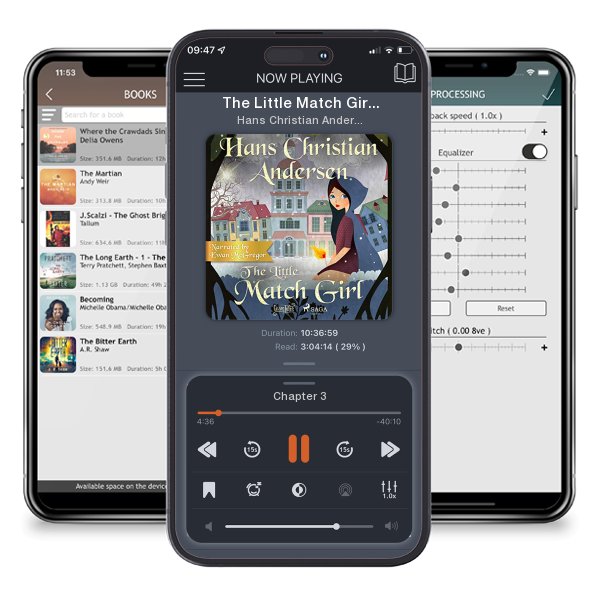 Download fo free audiobook The Little Match Girl by Hans Christian Andersen and listen anywhere on your iOS devices in the ListenBook app.