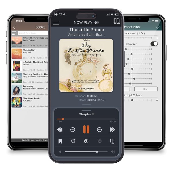Download fo free audiobook The Little Prince by Antoine de Saint-Exupéry and listen anywhere on your iOS devices in the ListenBook app.