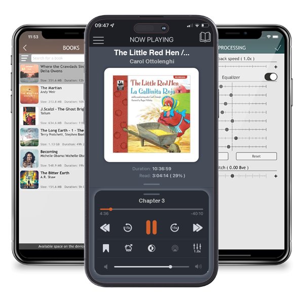 Descargar audiolibro gratis The Little Red Hen / La gallinita roja by Carol Ottolenghi y escuchar en cualquier lugar en sus dispositivos iOS en la aplicación ListenBook.