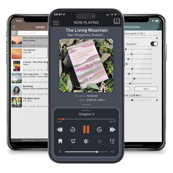 Download fo free audiobook The Living Mountain by Nan Shepherd; Robert Macfarlane; Jeanette Winterson and listen anywhere on your iOS devices in the ListenBook app.