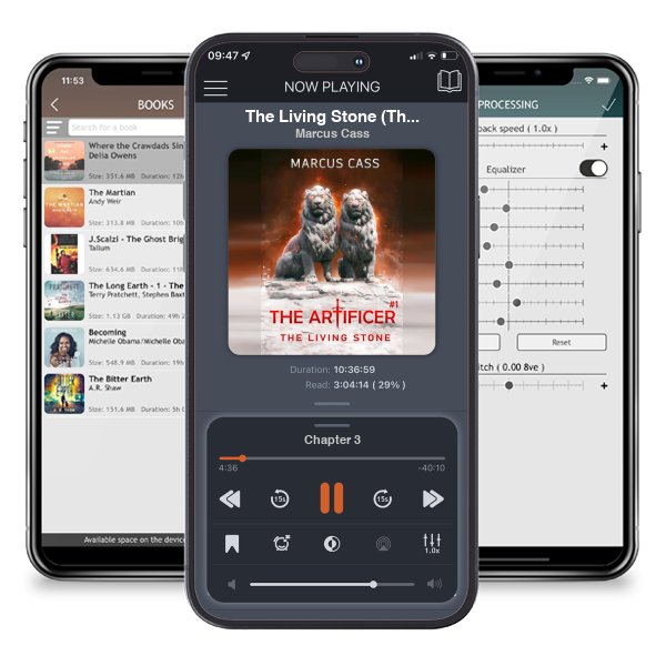 Download fo free audiobook The Living Stone (The Artificer Book 1): A Portal Progression Fantasy Series by Marcus Cass and listen anywhere on your iOS devices in the ListenBook app.