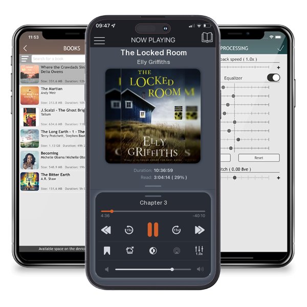 Download fo free audiobook The Locked Room by Elly Griffiths and listen anywhere on your iOS devices in the ListenBook app.