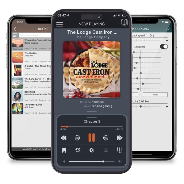 Download fo free audiobook The Lodge Cast Iron Cookbook: A Treasury of Timeless, Delicious Recipes by The Lodge Company and listen anywhere on your iOS devices in the ListenBook app.