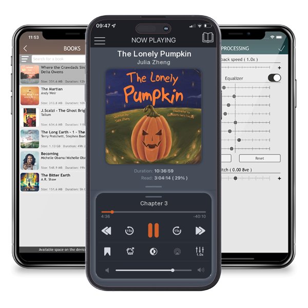 Download fo free audiobook The Lonely Pumpkin by Julia Zheng and listen anywhere on your iOS devices in the ListenBook app.