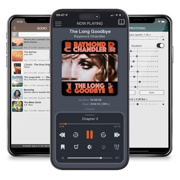 Download fo free audiobook The Long Goodbye by Raymond Chandler and listen anywhere on your iOS devices in the ListenBook app.