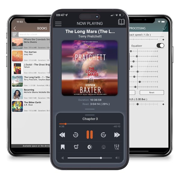 Download fo free audiobook The Long Mars (The Long Earth, #3) by Terry Pratchett and listen anywhere on your iOS devices in the ListenBook app.