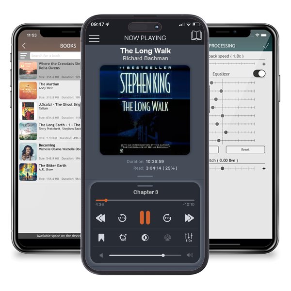 Download fo free audiobook The Long Walk by Richard Bachman and listen anywhere on your iOS devices in the ListenBook app.