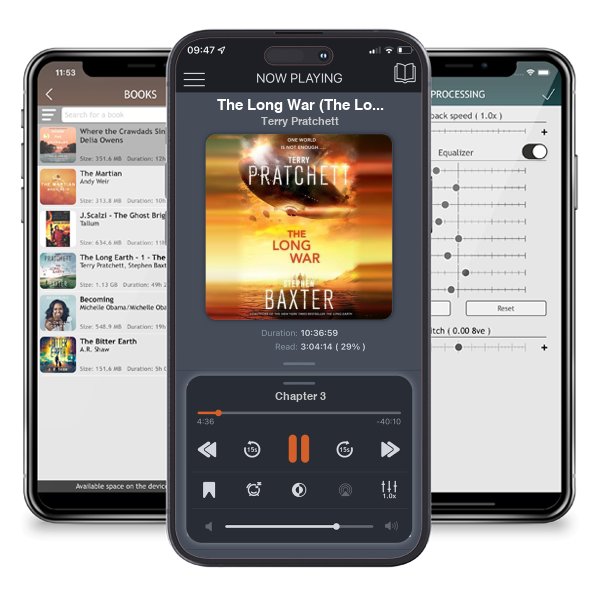 Download fo free audiobook The Long War (The Long Earth, #2) by Terry Pratchett and listen anywhere on your iOS devices in the ListenBook app.