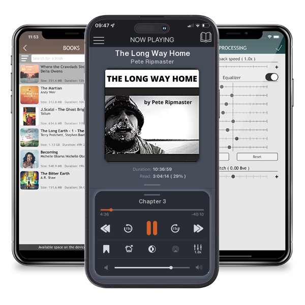 Download fo free audiobook The Long Way Home by Pete Ripmaster and listen anywhere on your iOS devices in the ListenBook app.