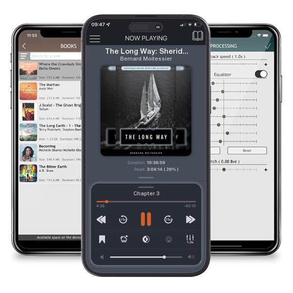 Download fo free audiobook The Long Way: Sheridan House Maritime Classic by Bernard Moitessier and listen anywhere on your iOS devices in the ListenBook app.