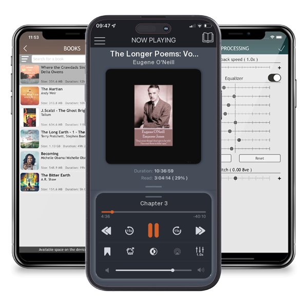 Download fo free audiobook The Longer Poems: Volume 2: “Errors like straws upon the surface flow: Who would search for pearls must dive below.” by Eugene O'Neill and listen anywhere on your iOS devices in the ListenBook app.