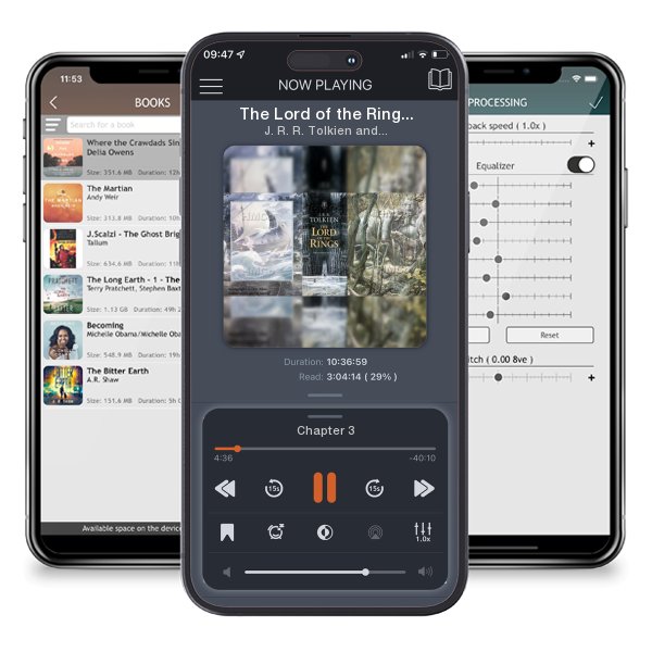 Download fo free audiobook The Lord of the Rings by J. R. R. Tolkien and Alan Lee and listen anywhere on your iOS devices in the ListenBook app.