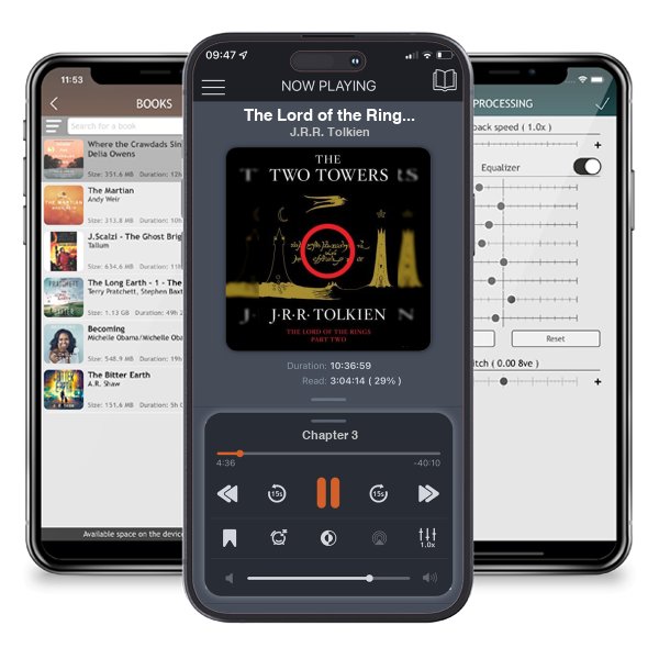 Download fo free audiobook The Lord of the Rings by J.R.R. Tolkien and listen anywhere on your iOS devices in the ListenBook app.
