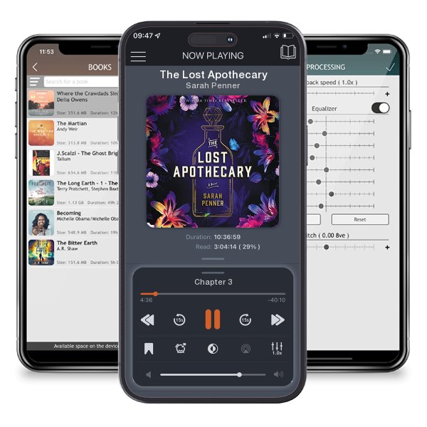 Download fo free audiobook The Lost Apothecary by Sarah Penner and listen anywhere on your iOS devices in the ListenBook app.
