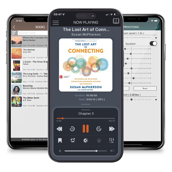 Download fo free audiobook The Lost Art of Connecting by Susan McPherson and listen anywhere on your iOS devices in the ListenBook app.