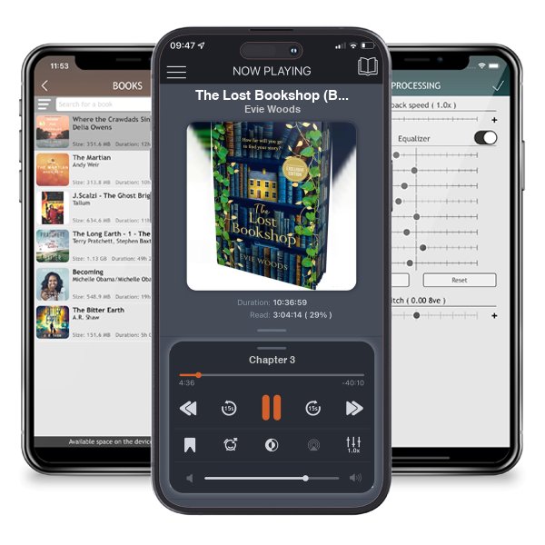 Download fo free audiobook The Lost Bookshop (B&N Exclusive Edition) by Evie Woods and listen anywhere on your iOS devices in the ListenBook app.